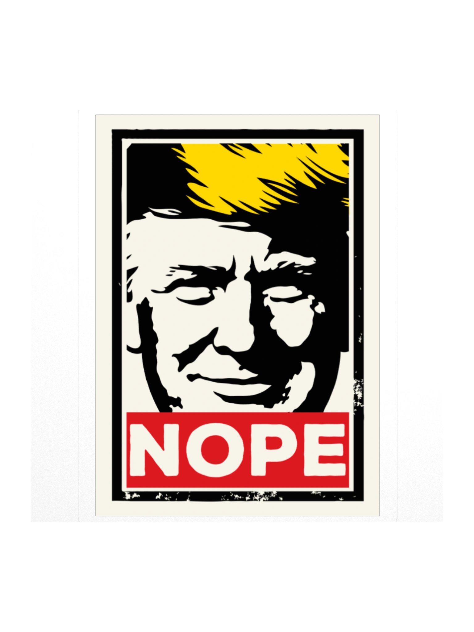 Anti Trump NOPE Sticker product image (1)