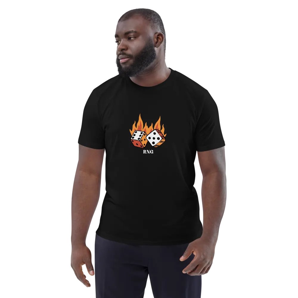 RNG Flaming Dice T-Shirt - 100% cotton product image (7)