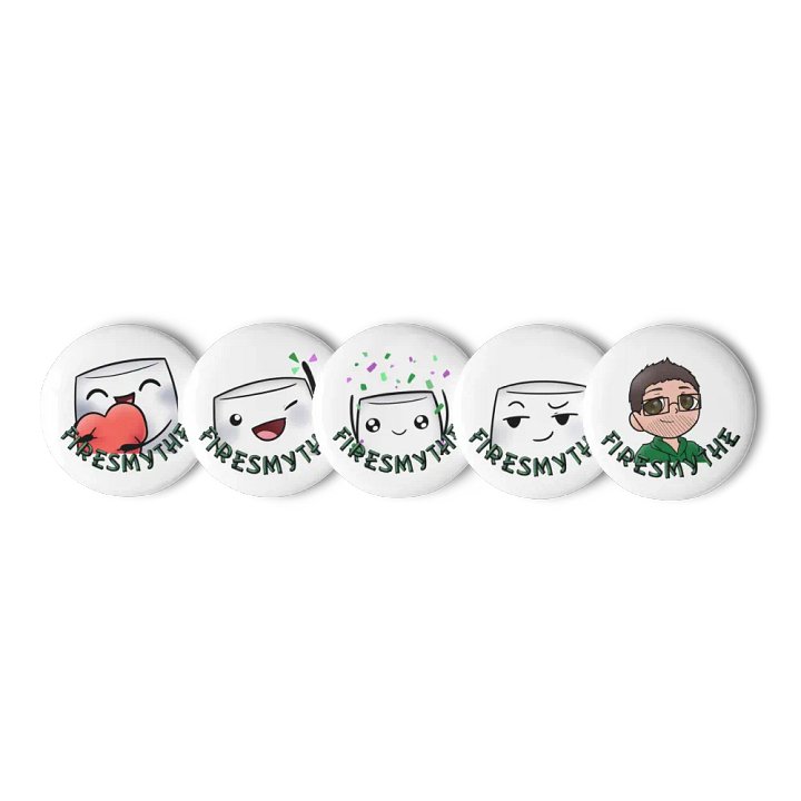 Firesmythe Pin-Back Button Set product image (3)