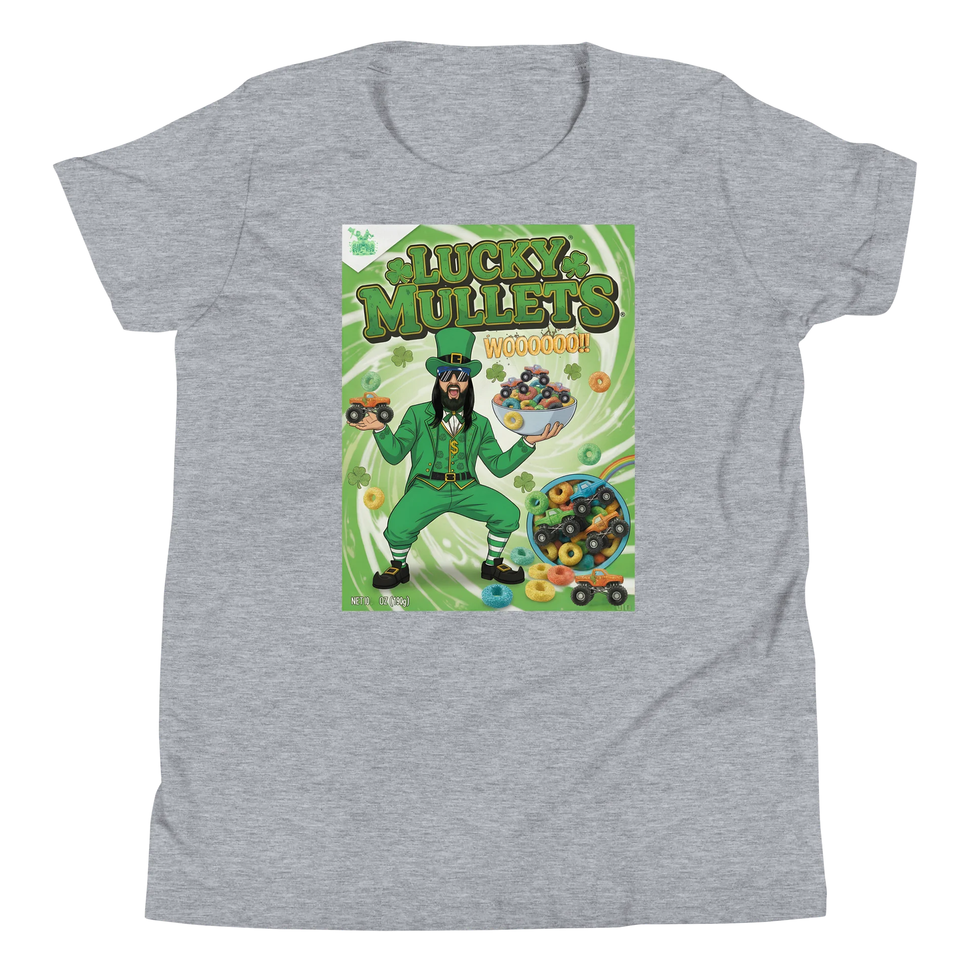 Bella+Canvas Youth Short Sleeve T-Shirt : LUCKY MULLET product image (48)