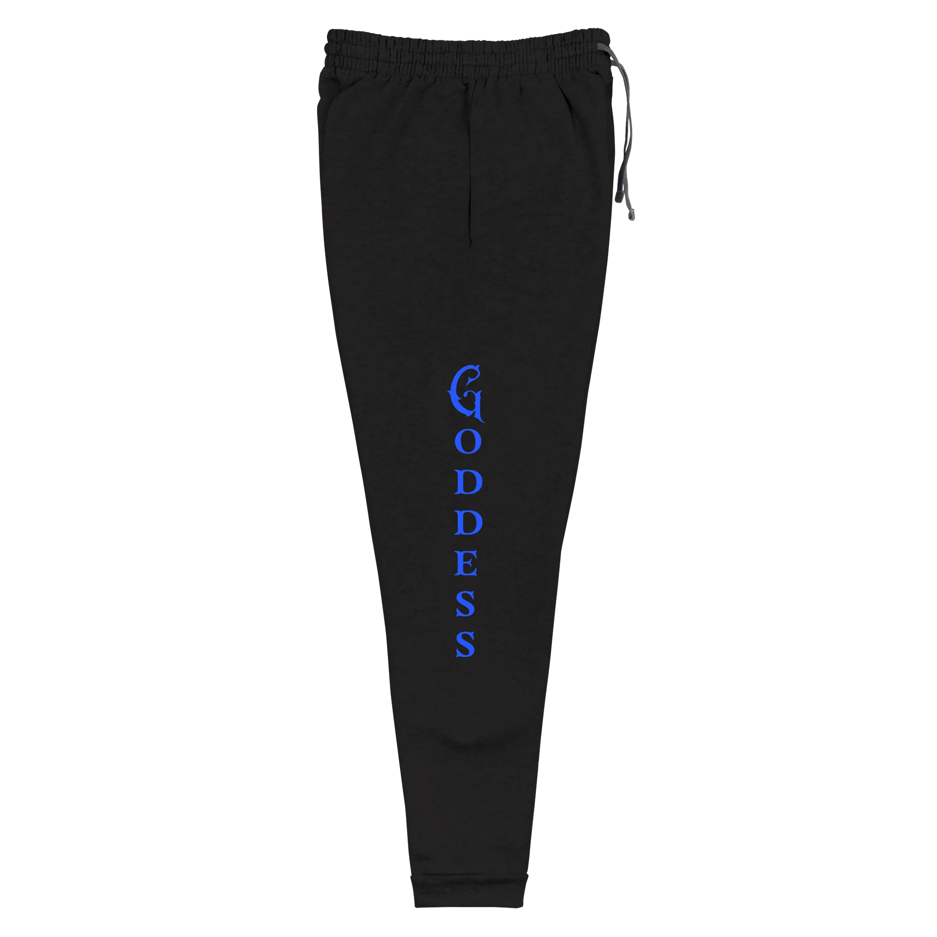 Neon Blue “Lunar Goddess” Women’s Luxury Celestial Joggers product image (8)