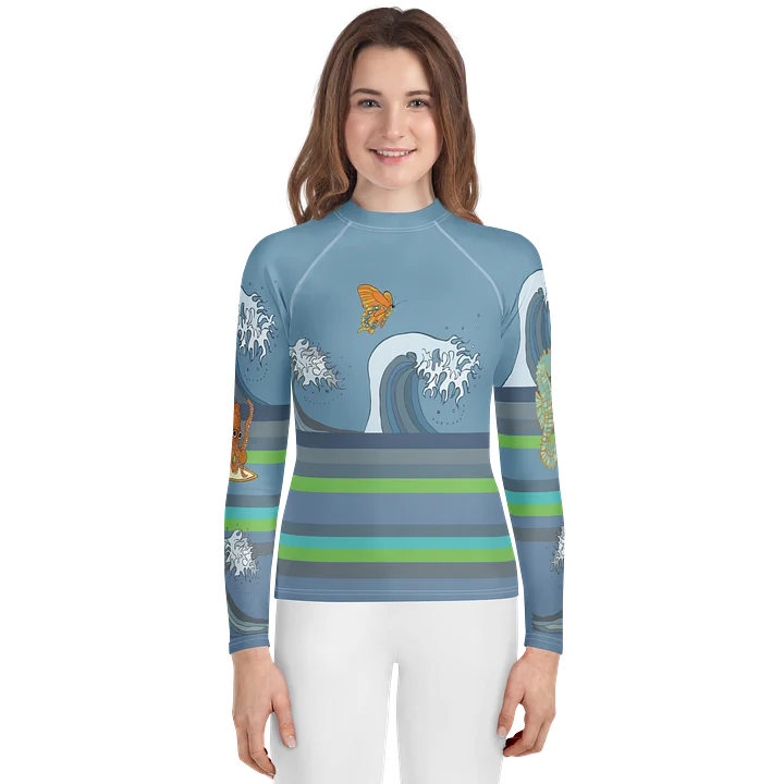 Octopus Wave Youth Rash Guard product image (1)
