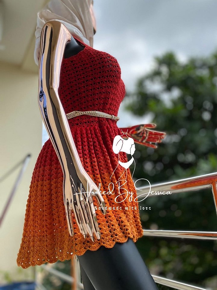 SHELLY DRESS 👗 in (SUNSET) product image (2)