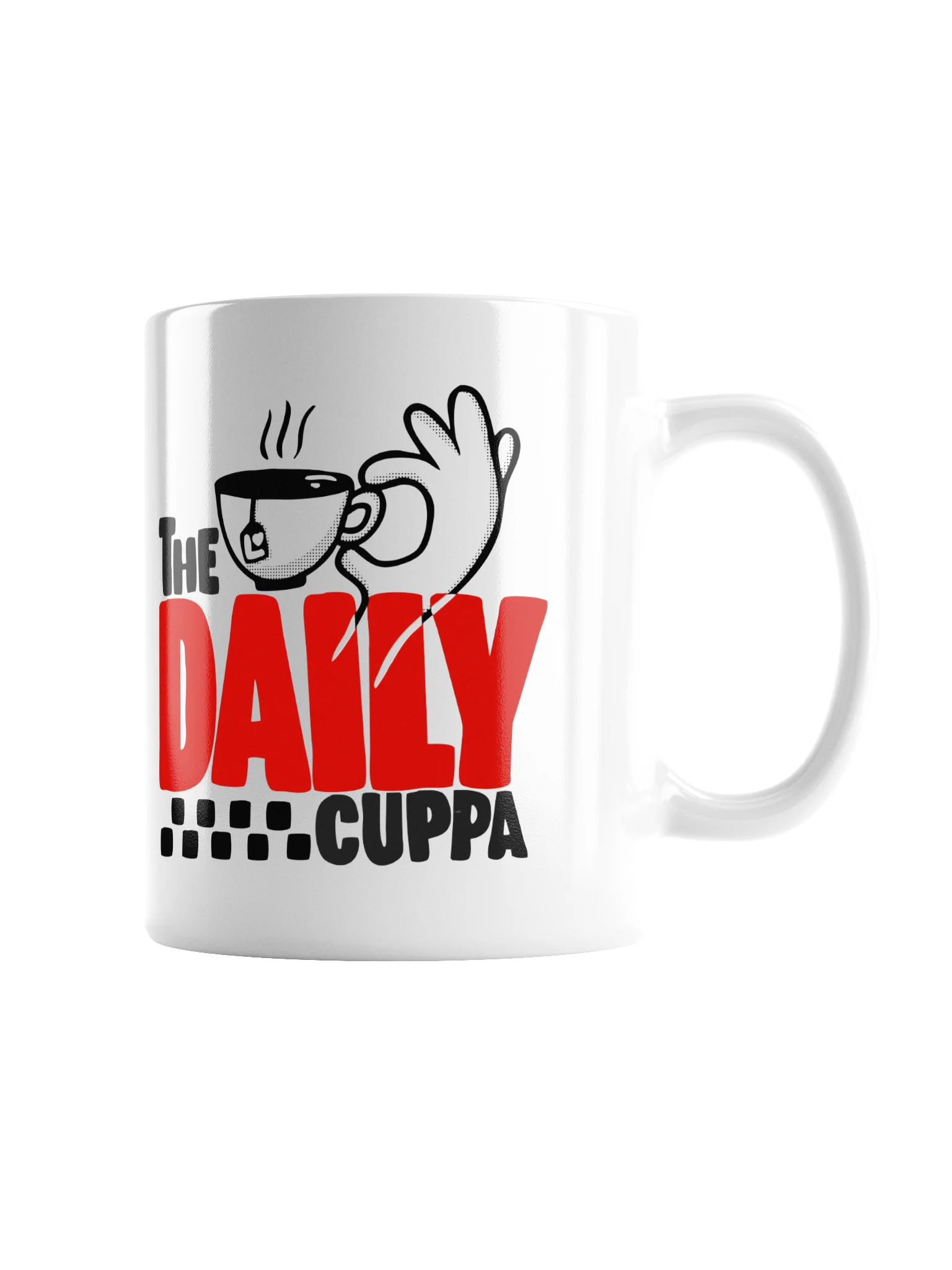 The Daily Cuppa - Mug - Red product image (3)