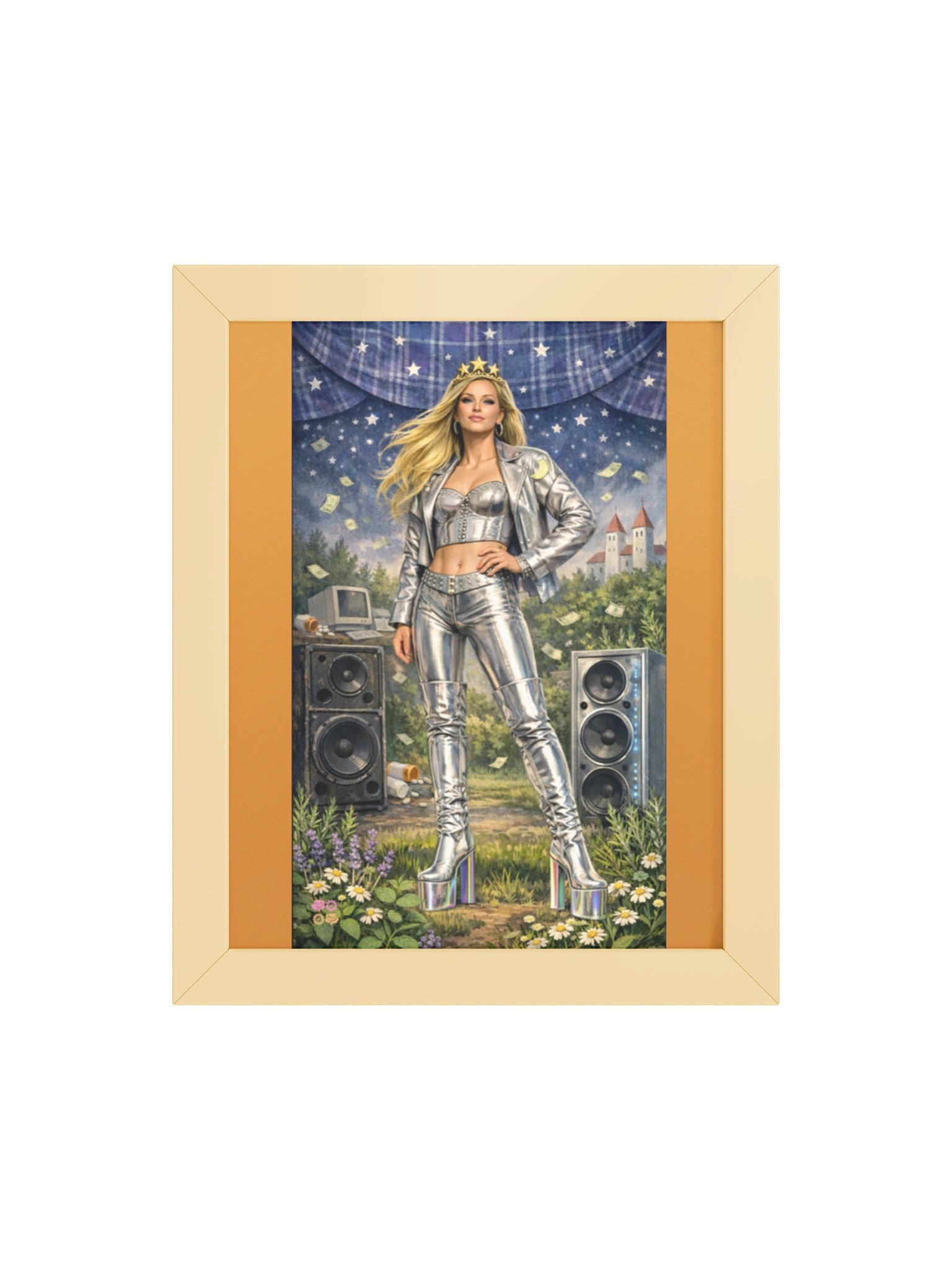 7 The Chariot Tarot Art Framed Poster product image (4)