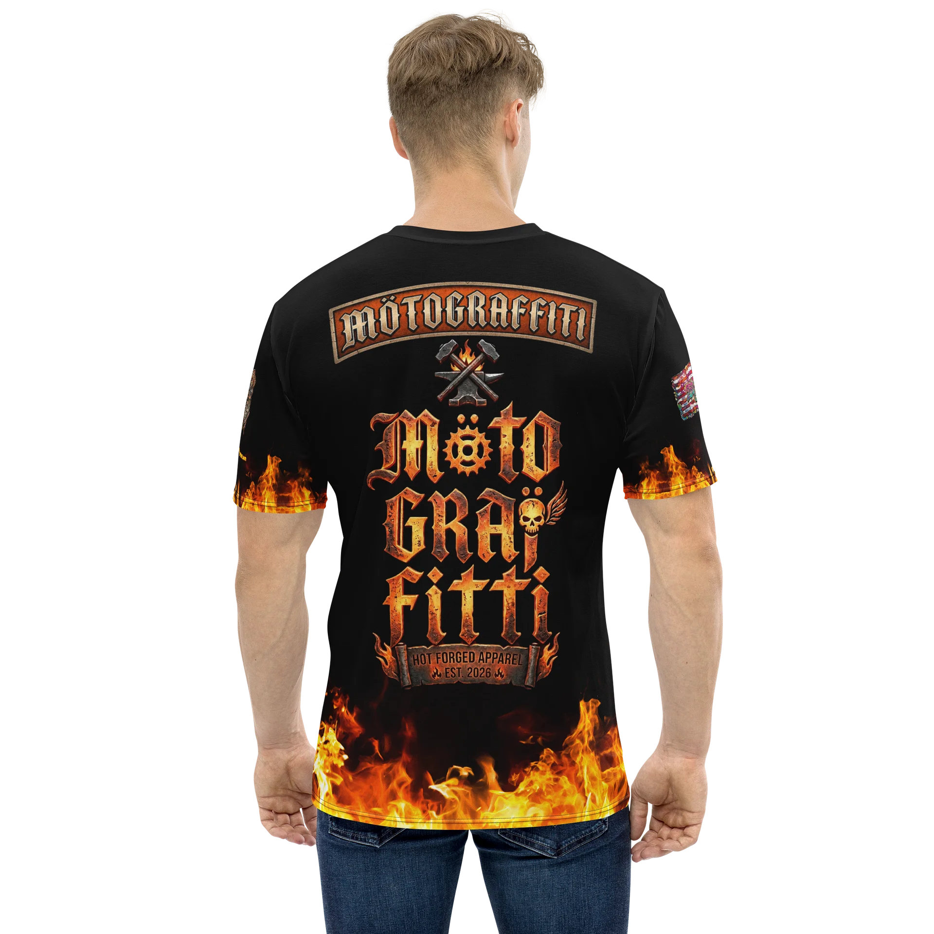 MötoGraffitti Forged Iron Tee product image (1)