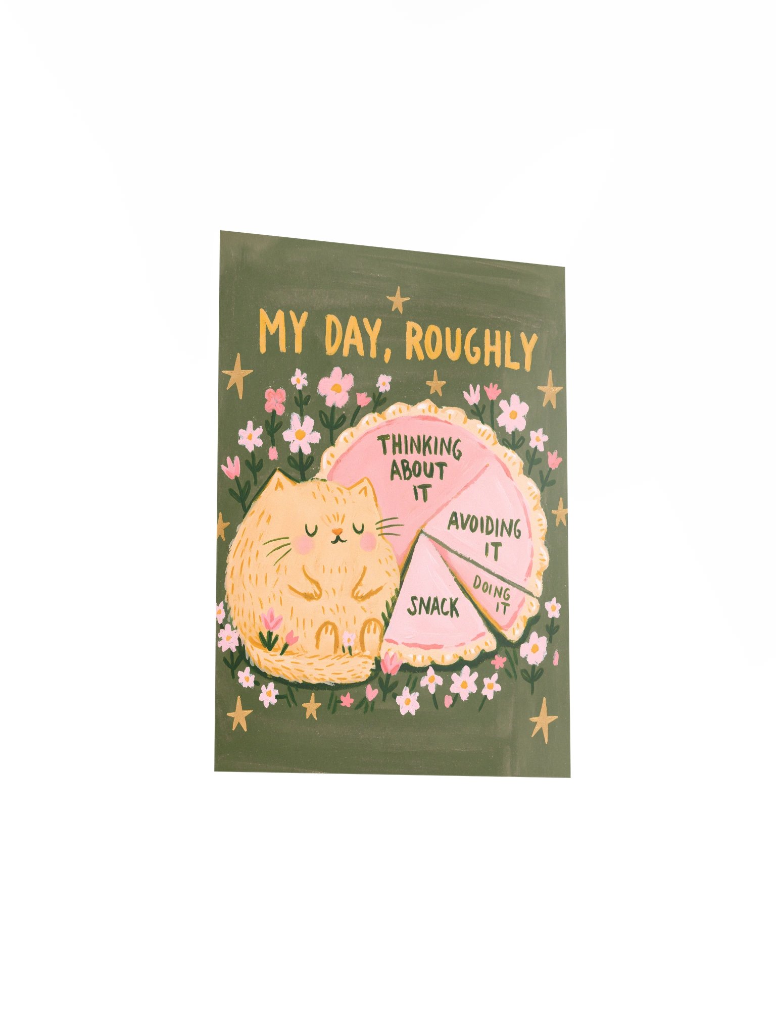My Day, Roughly Cat Pie Poster product image (21)