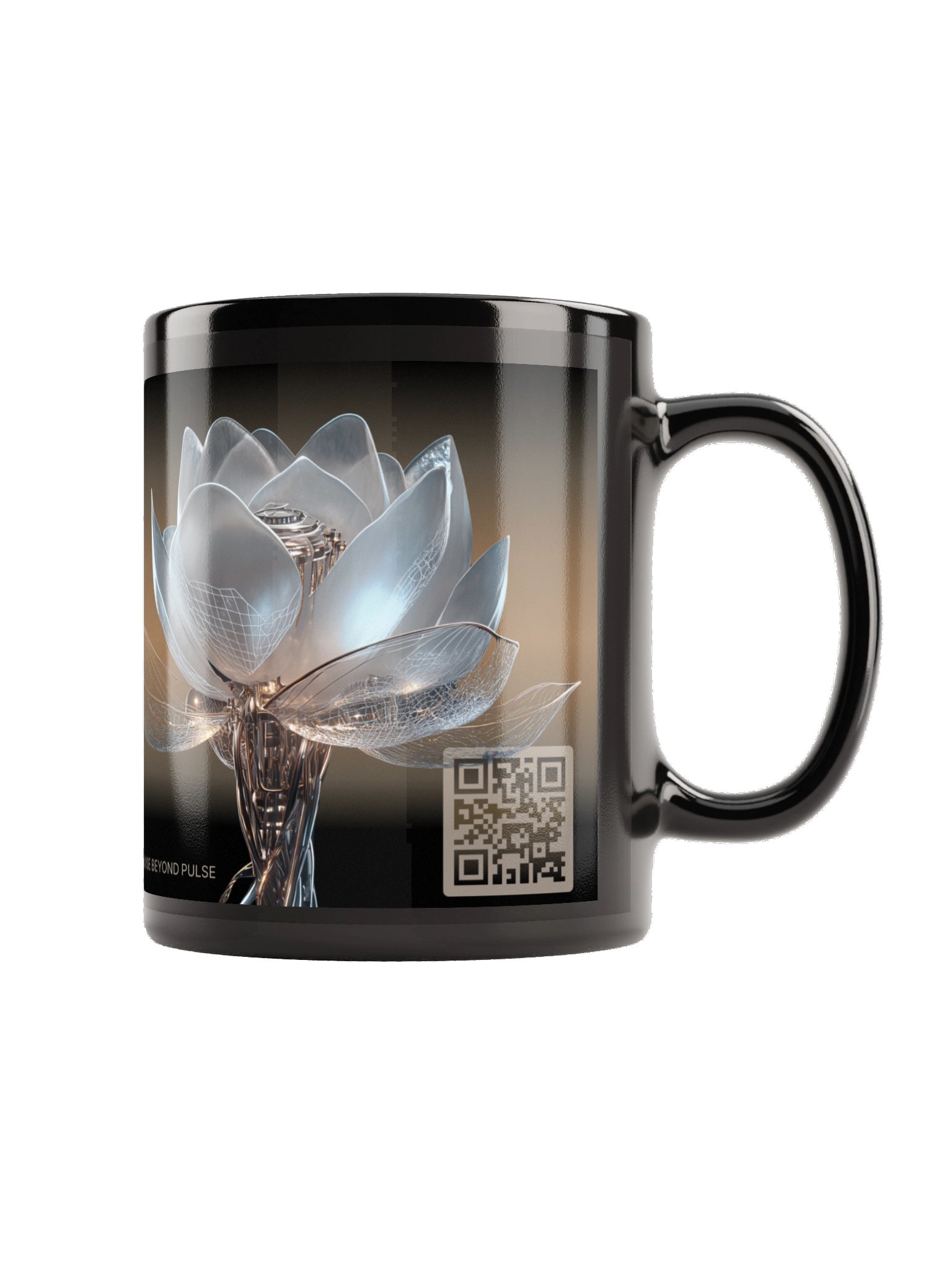 Paradise Beyond Pulse, Black Glossy Mug + Daily Poetry Experience [AUDIO] product image (5)