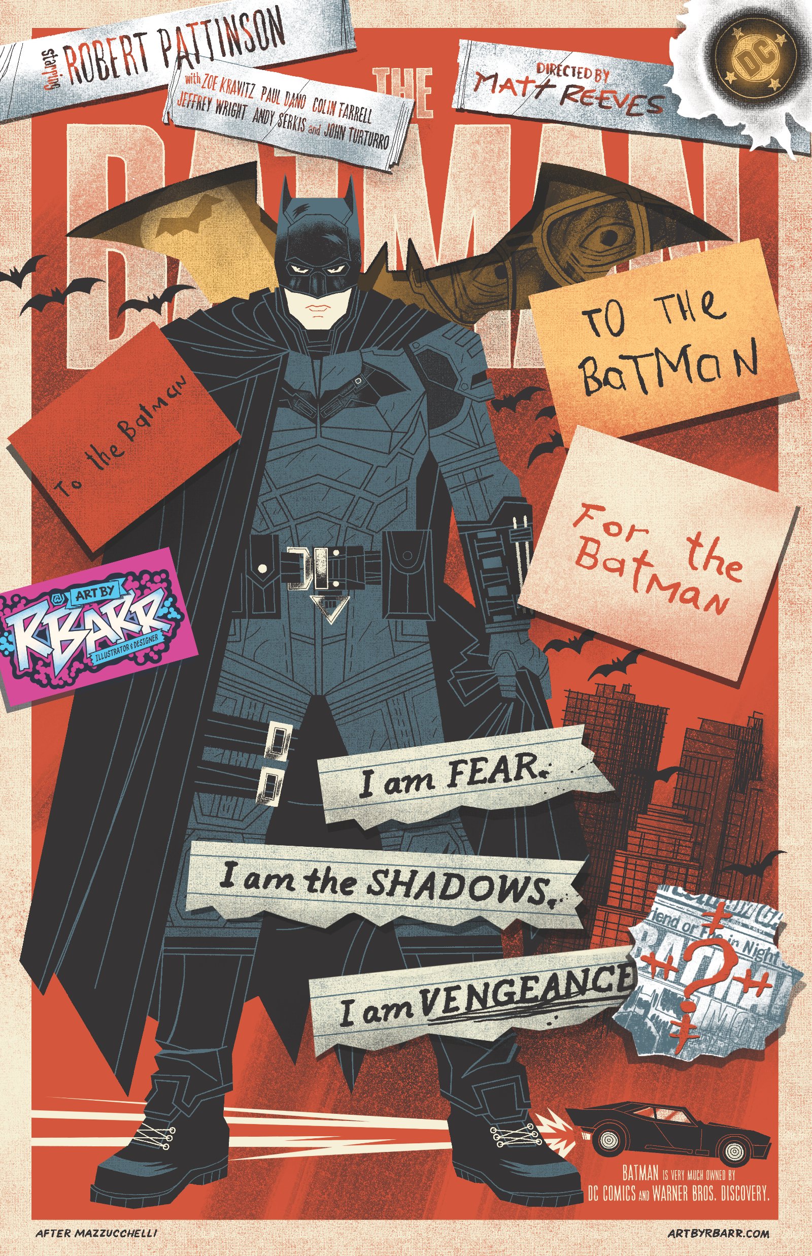 The Batman Poster with Sticker product image (1)