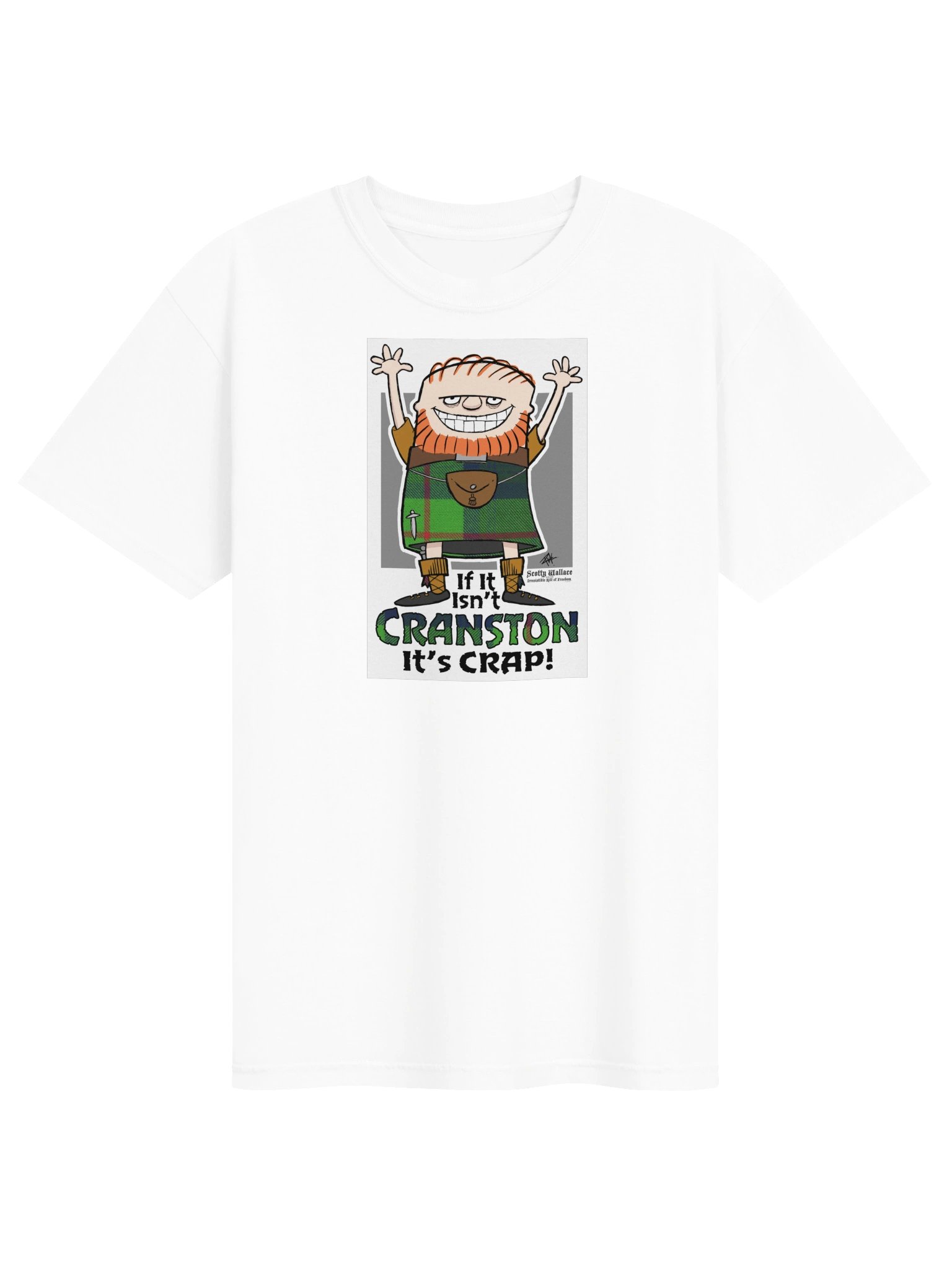 Cranston Clan Tartan - Funny Scottish Humor Scotty Wallace product image (235)
