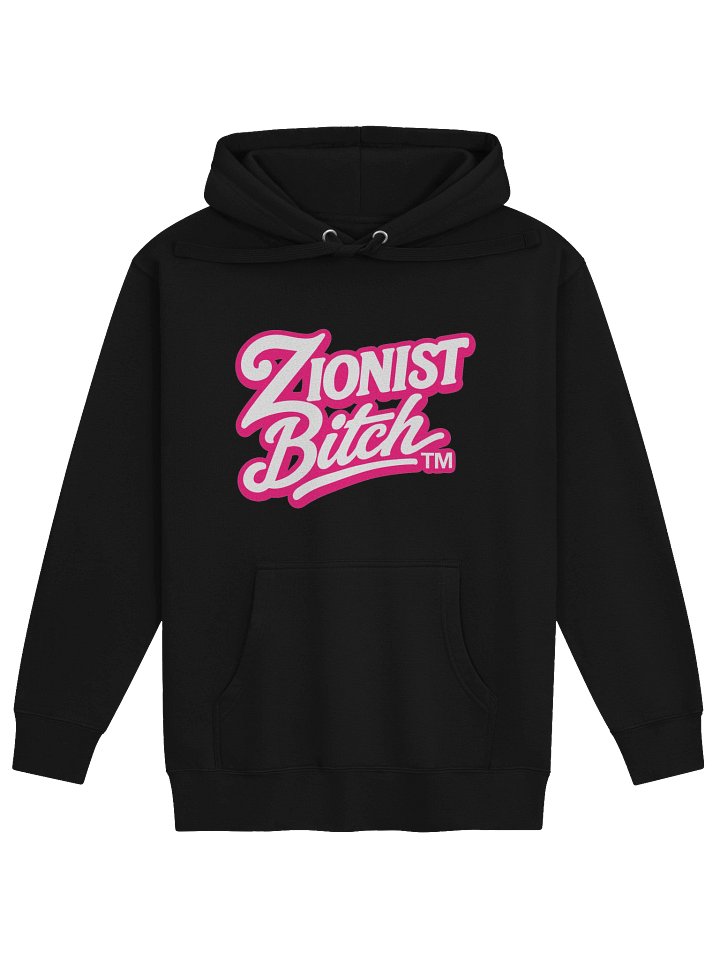 Zionist Bitch Script Hoodie (Black) product image (1)