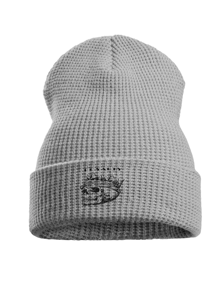 Royalty Series Black Print Beanie product image (2)