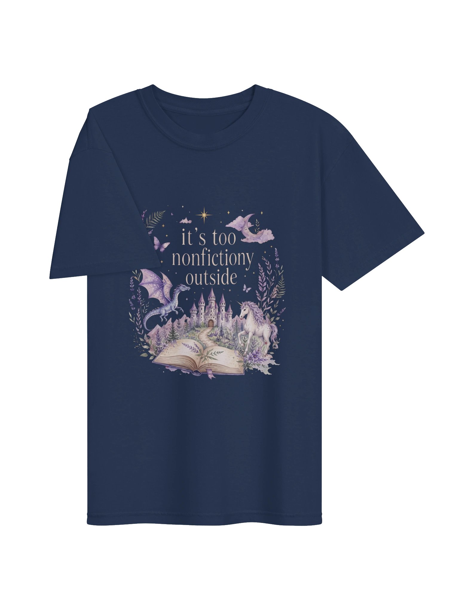 It’s Too Nonfictiony Outside Unisex T-Shirt product image (3)