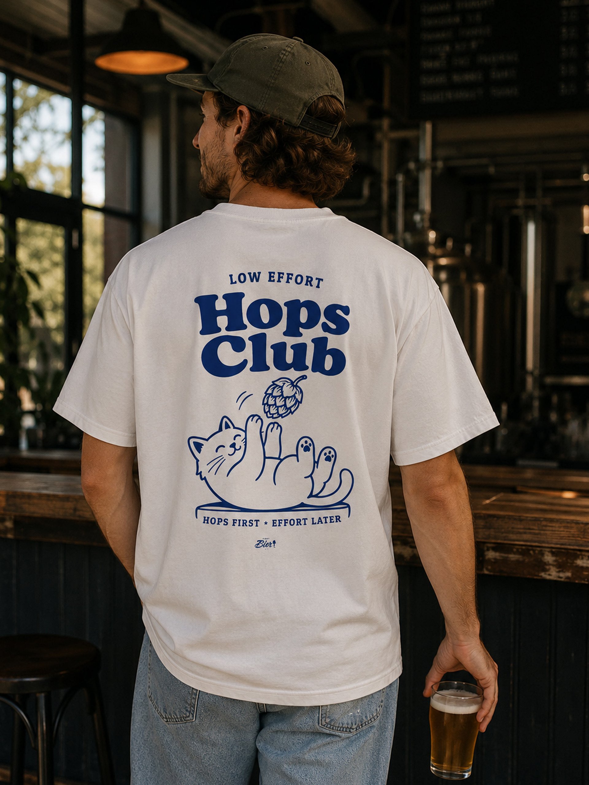 Low Effort Hops Cat Premium Craftbier T-Shirt product image (9)