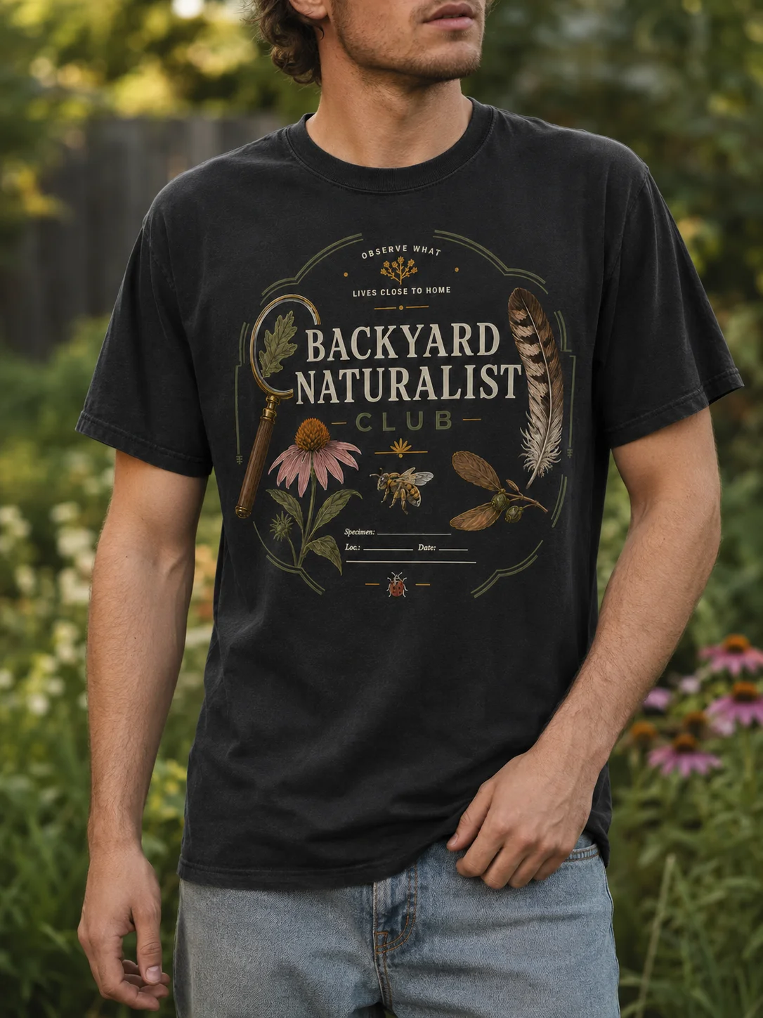 Backyard Naturalist Club T-shirt product image (3)