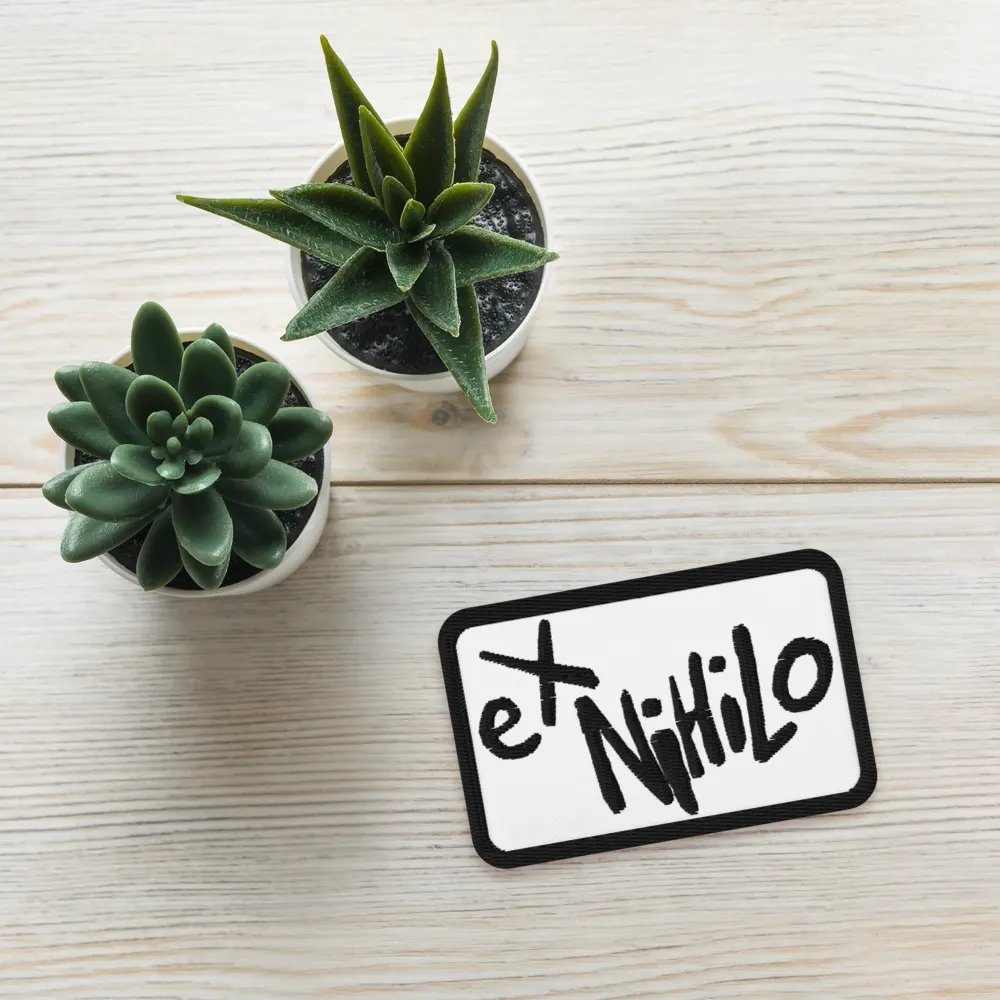 Ex Nihilo Embroidered Patch product image (4)