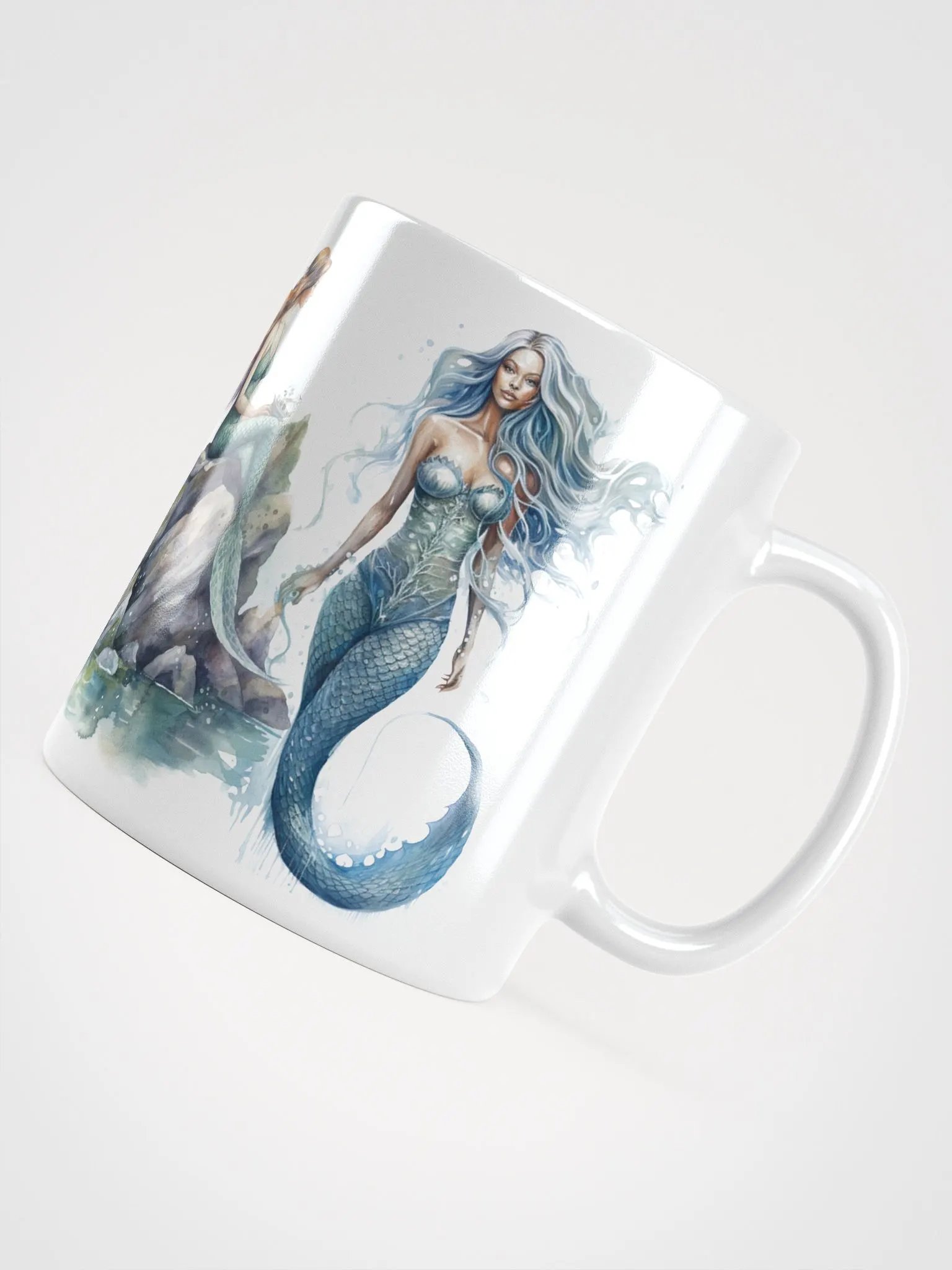 Ethereal Mermaids White Glossy Mug product image (5)
