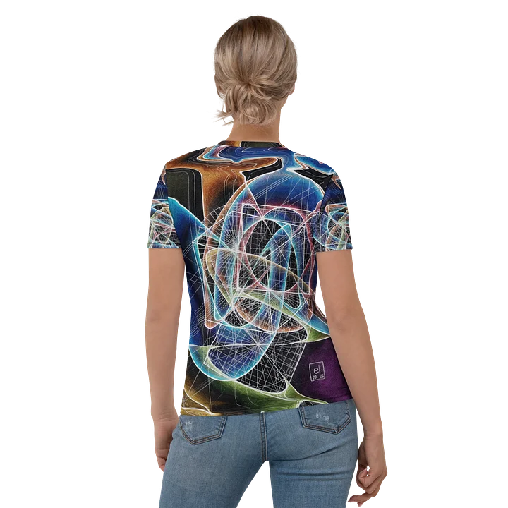 Translucent Heart - Geometric Negative Art Women's Crew Neck T-Shirt product image (1)