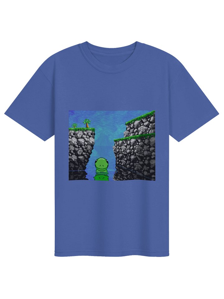 Hoi game intro picture T-shirt - Blue product image (1)