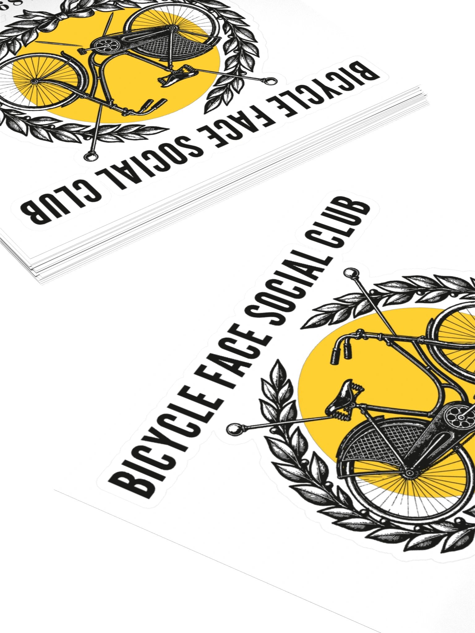 Bicycle Face Social Club Sticker product image (4)