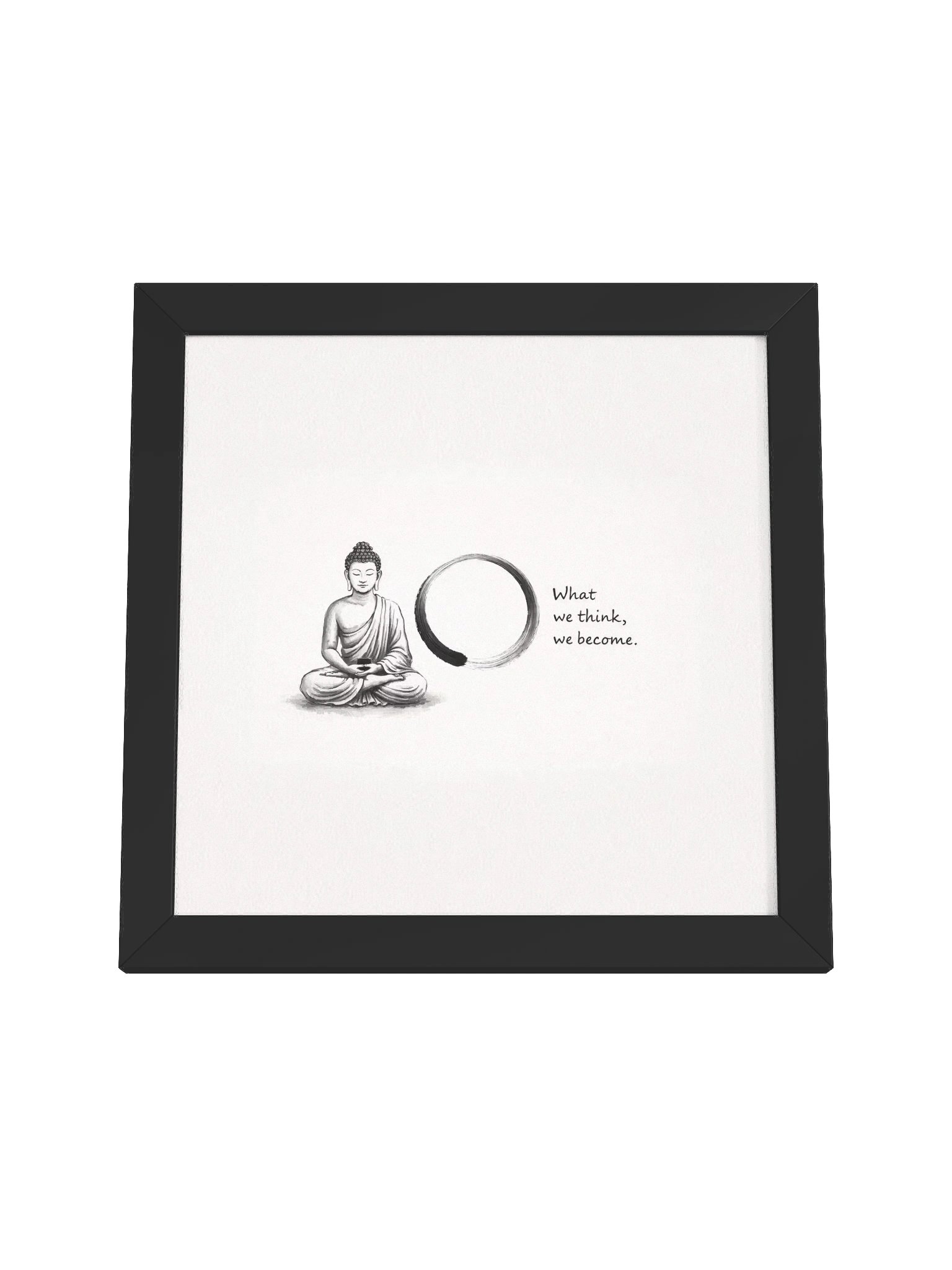 What We Think We Become Buddhist Framed Poster product image (4)