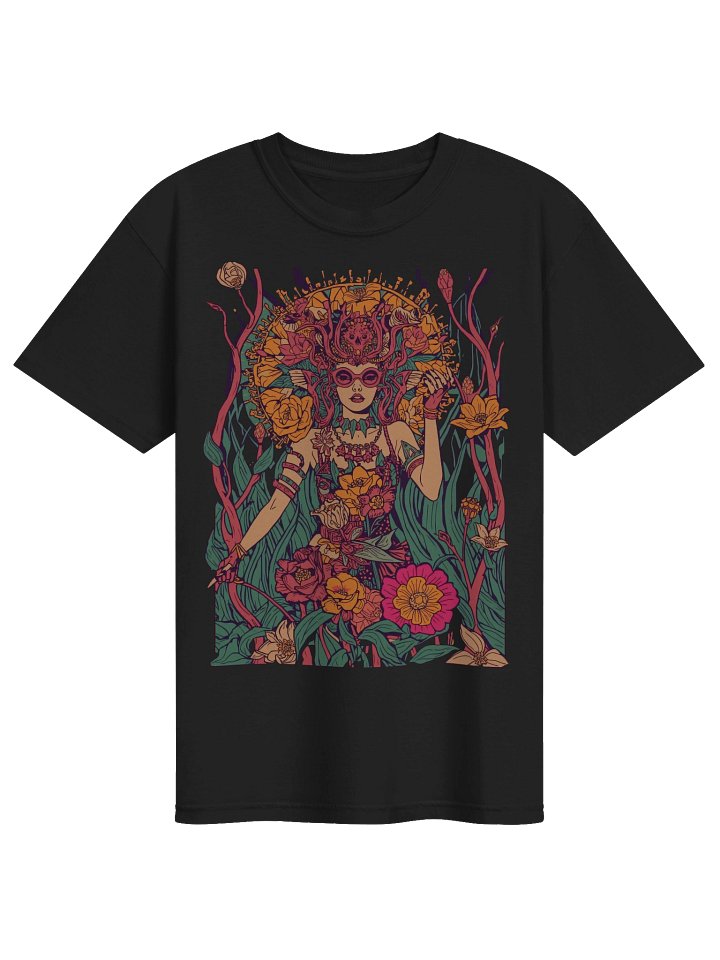 Psychedelic Floral Goddess Heavyweight Tee product image (1)