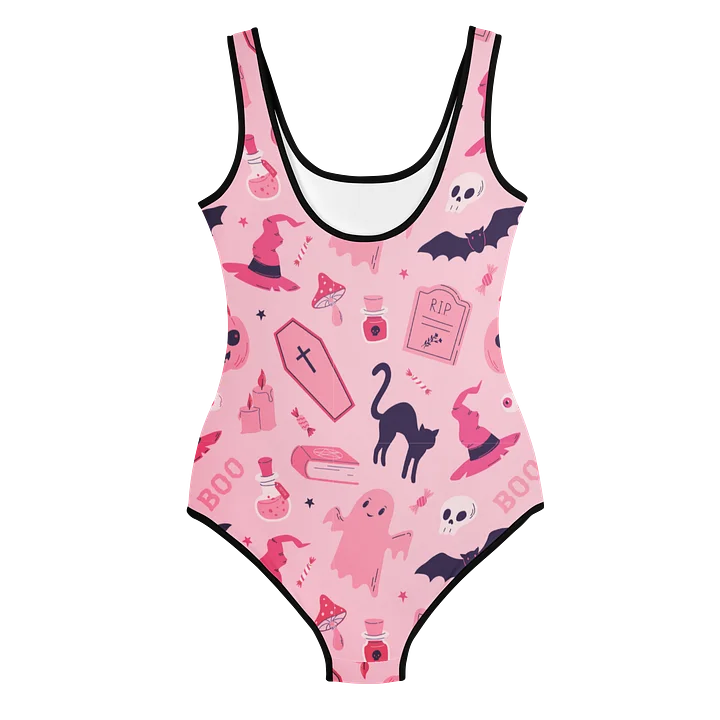 Pink Spooky Youth Swimsuit product image (2)