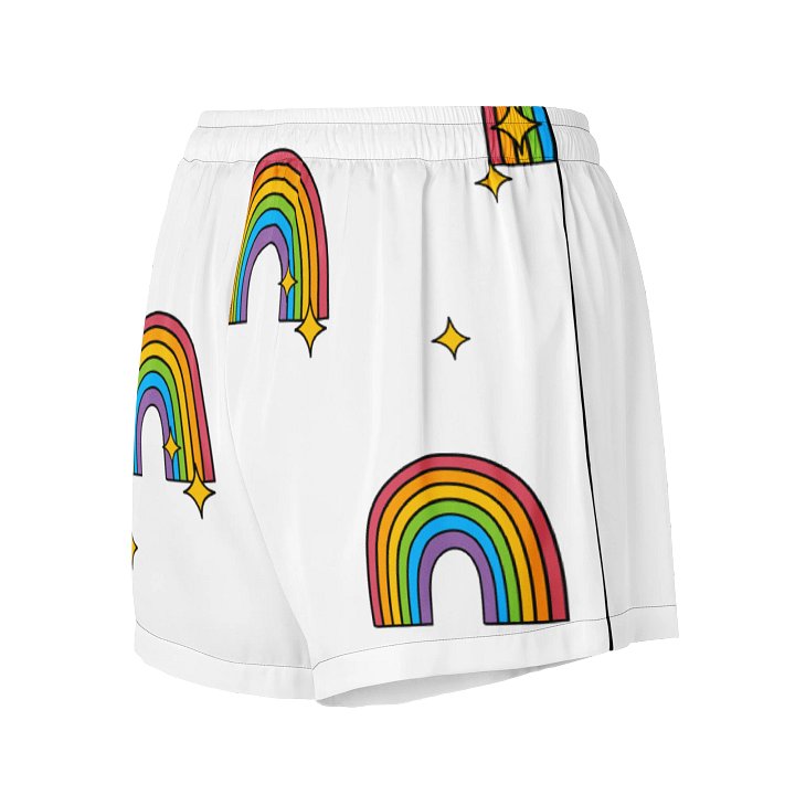 Starry Rainbow Dreams Women's Pajama Shorts product image (3)