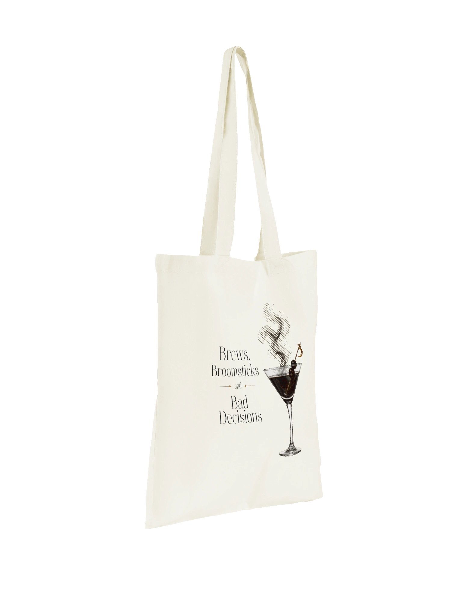 Brews, Broomsticks & Bad Decisions Tote in Natural product image (3)