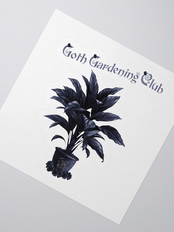 Goth Gardening Club Sticker product image (4)