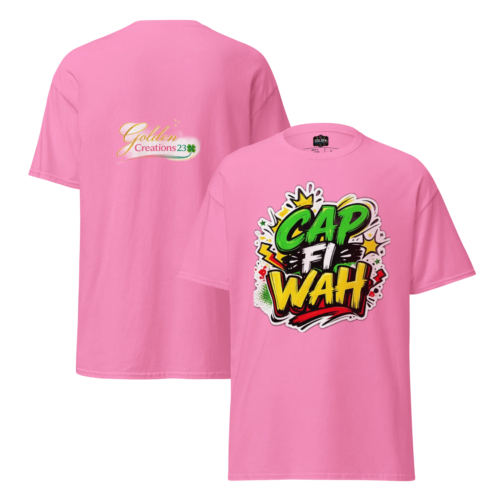 CAP FI WAH Comic Burst Tee product image (5)