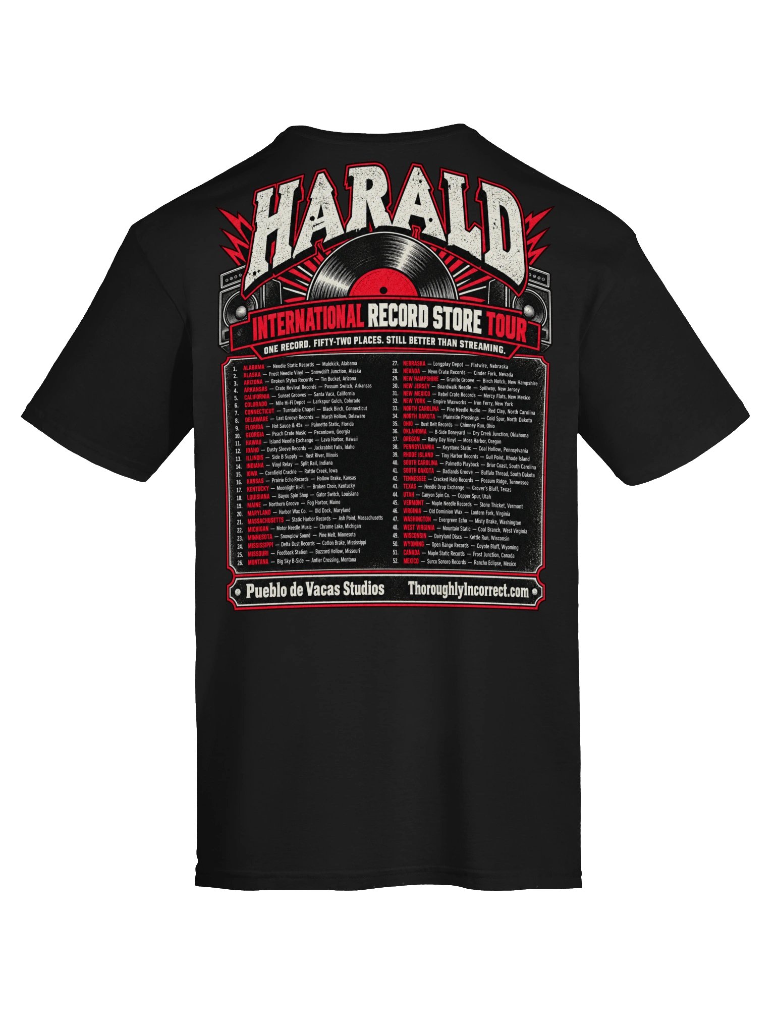 Harald: The Record Store Tour Shirt product image (7)