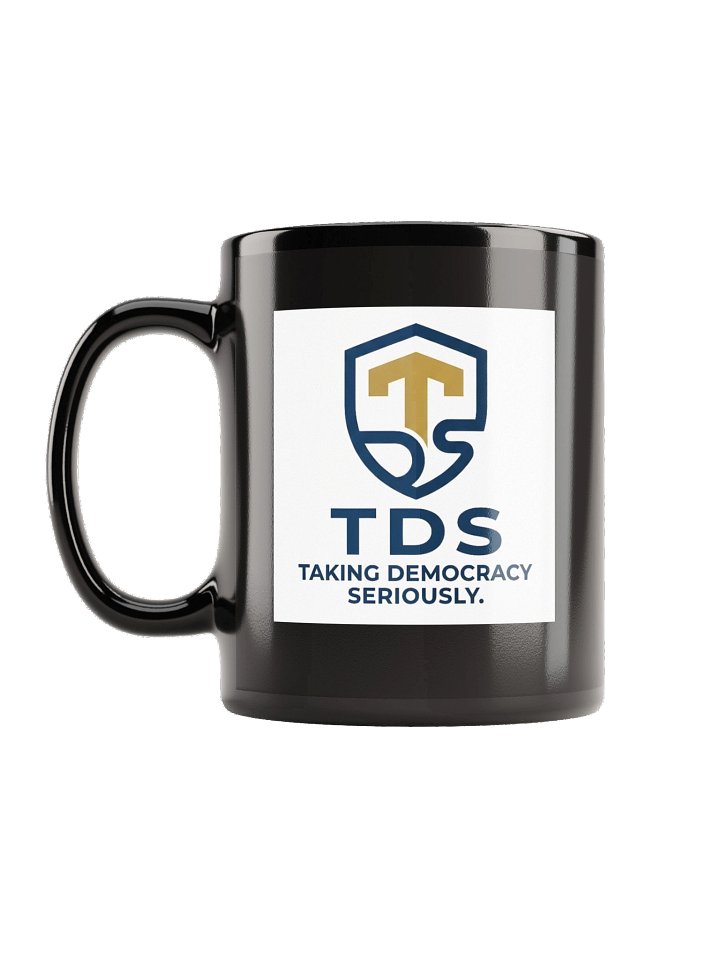 TDS: Black Glossy Mug product image (1)
