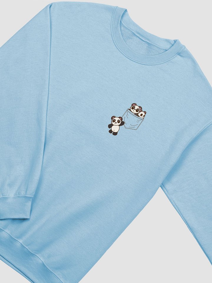 Pocket Of Pandas Crew Neck Sweatshirt product image (2)
