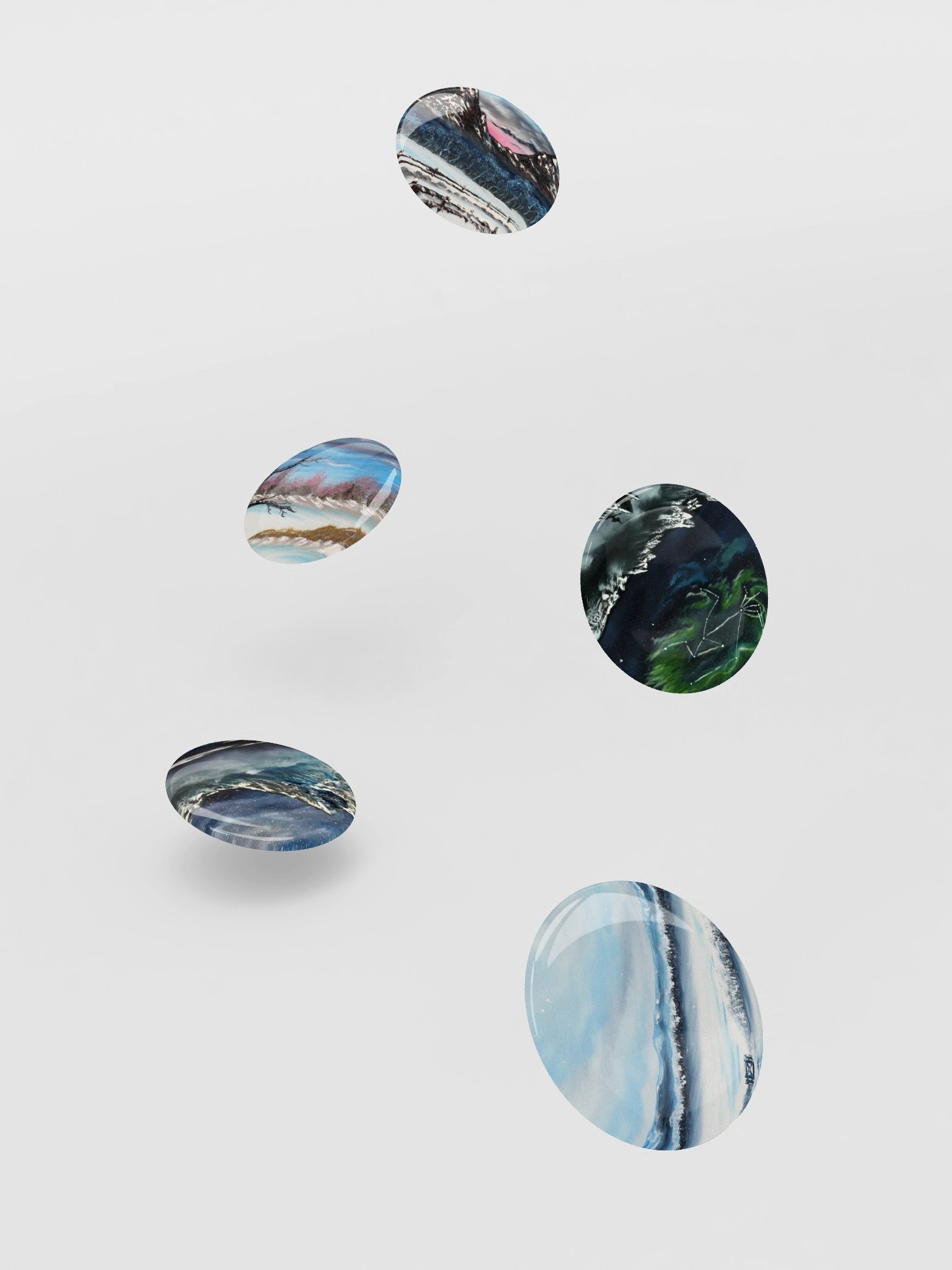 Art Button Pins - Snow Vibes product image (5)