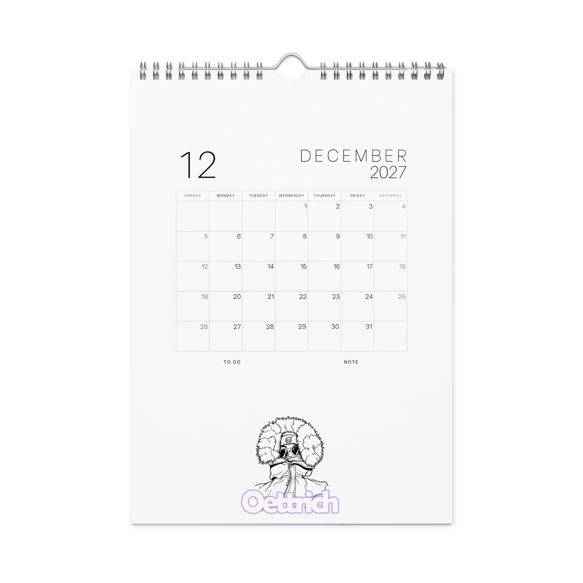 WidowGang Calendar product image (4)