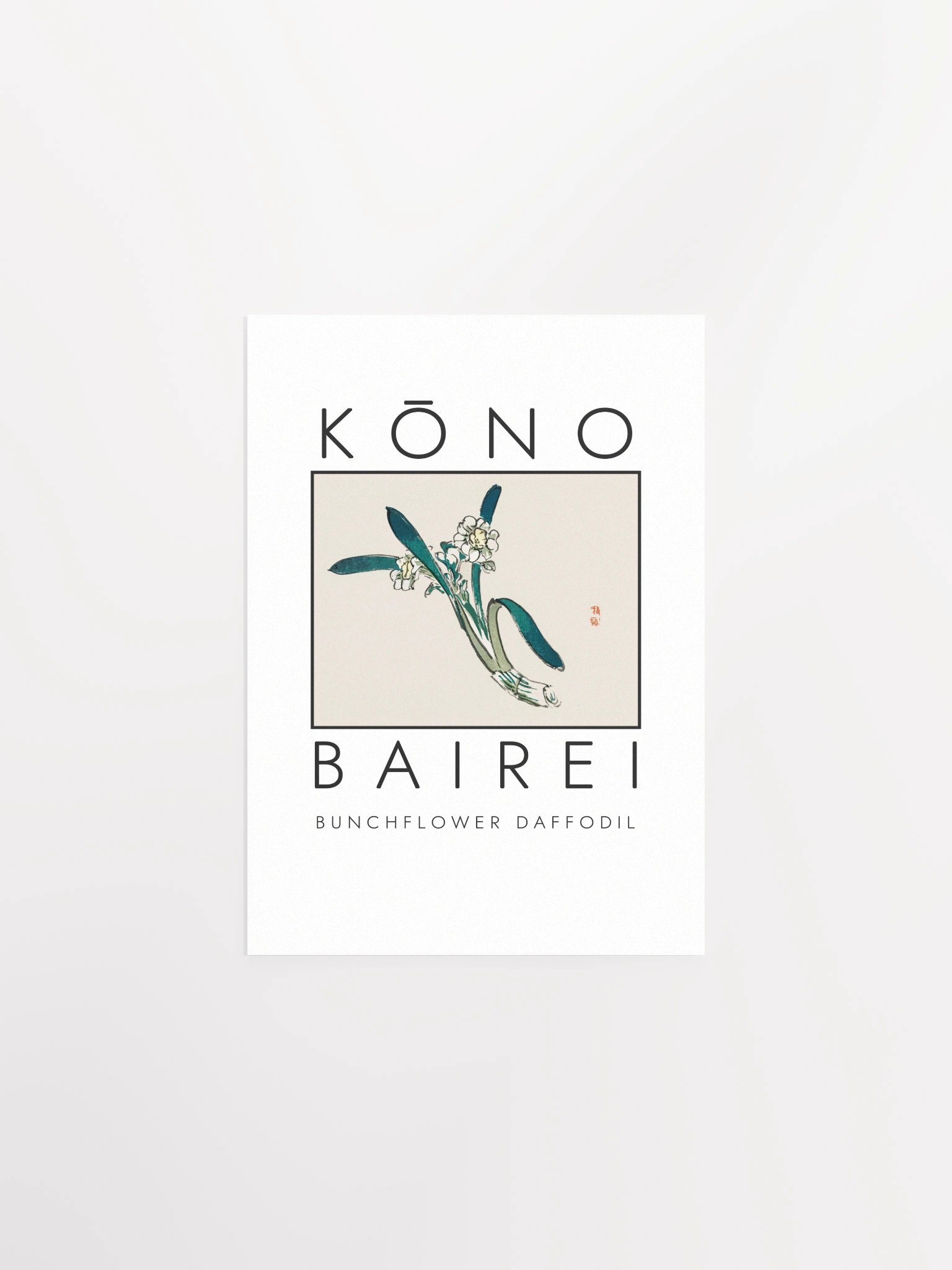 Kono Bairei Bunchflower Daffodil Poster product image (5)