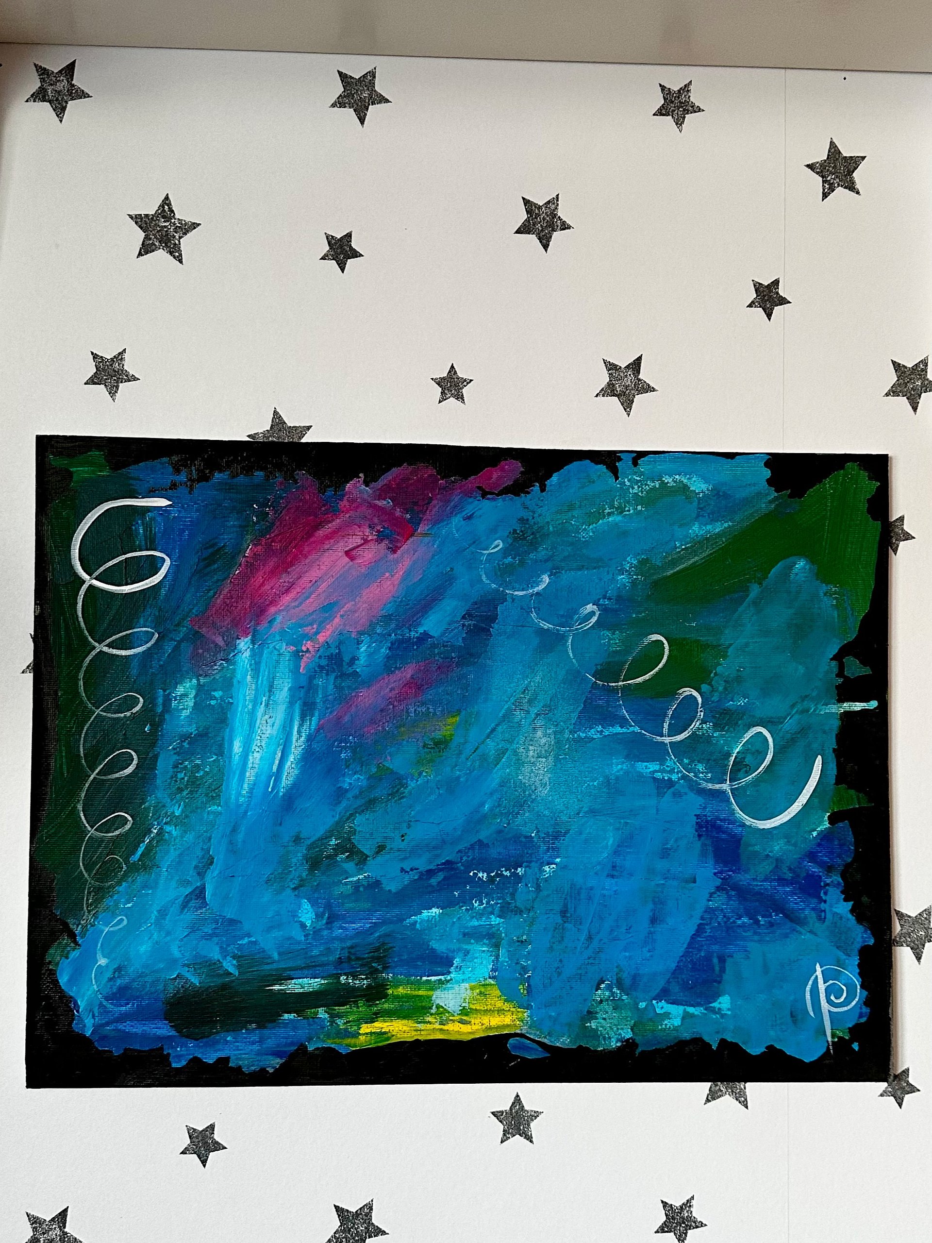'dream logic' original acrylic painting on canvas board product image (1)