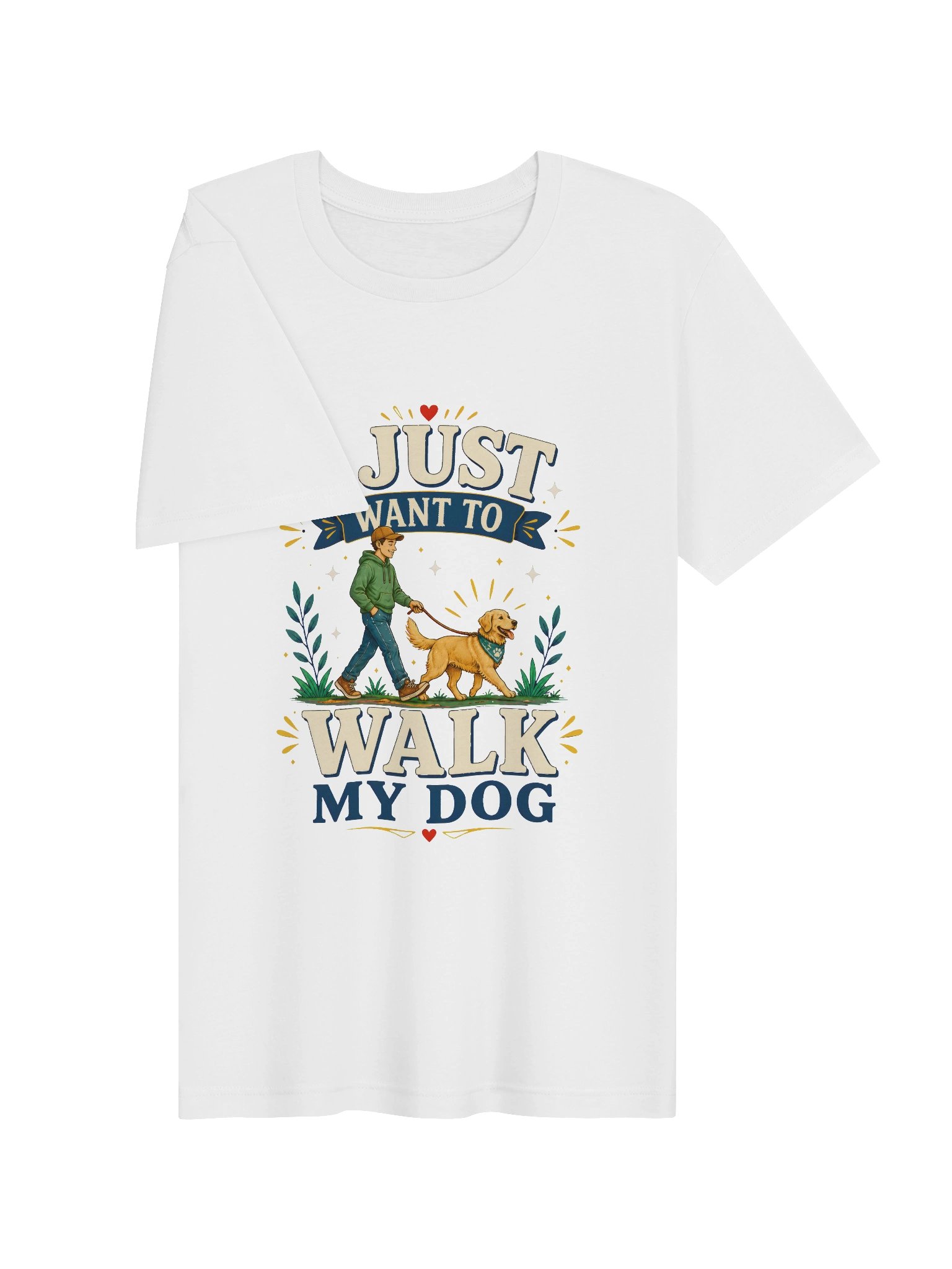 I Just Want To Walk My Dog Tee product image (25)