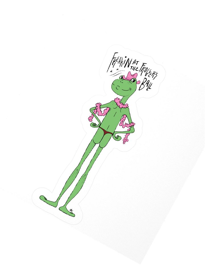 Freakin' At The Frogger's Ball Sticker product image (2)