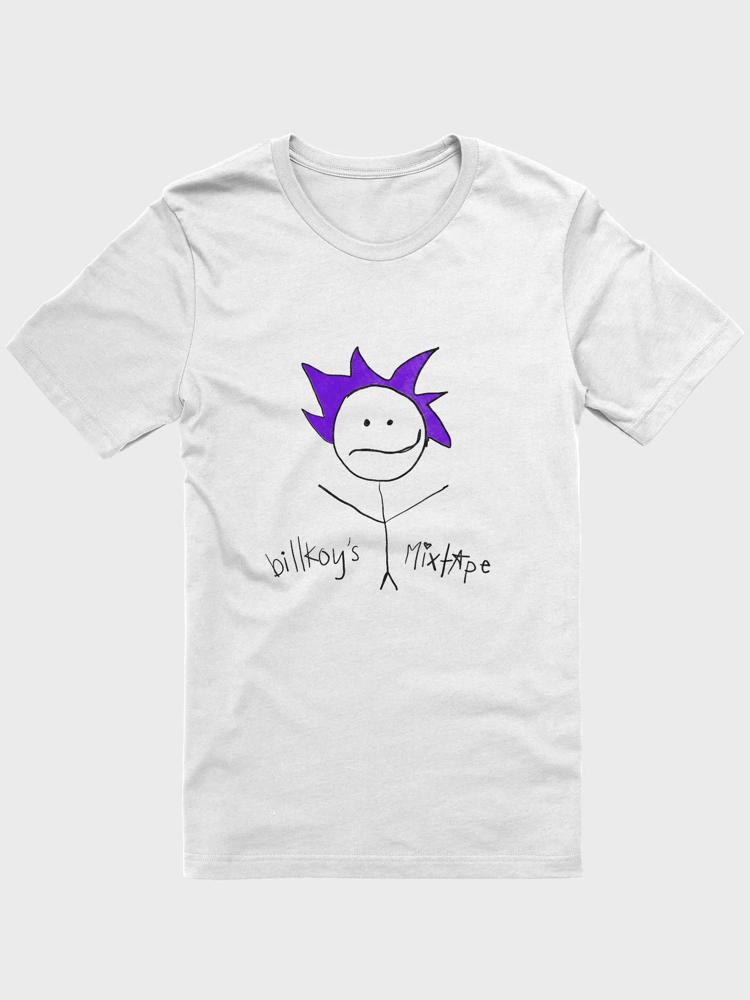 billkoy's mixtape white vintage tee product image (1)