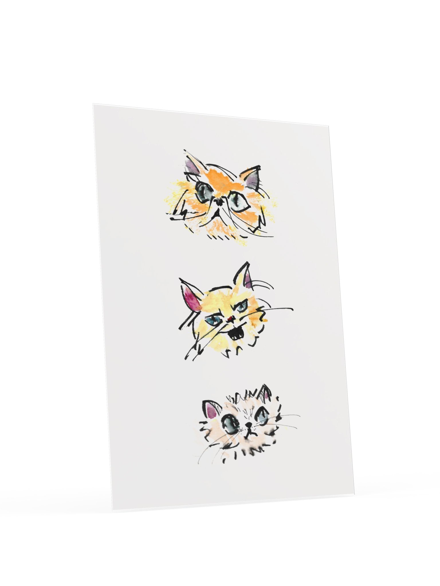 Three Cats- Print product image (4)
