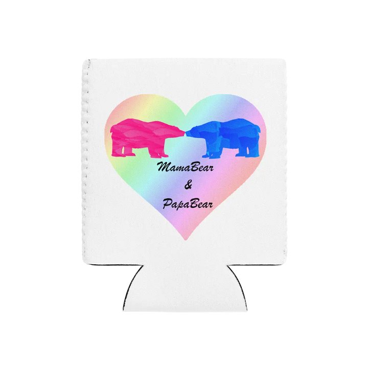 Mama & Papa Bear Coozie Can Cooler product image (1)