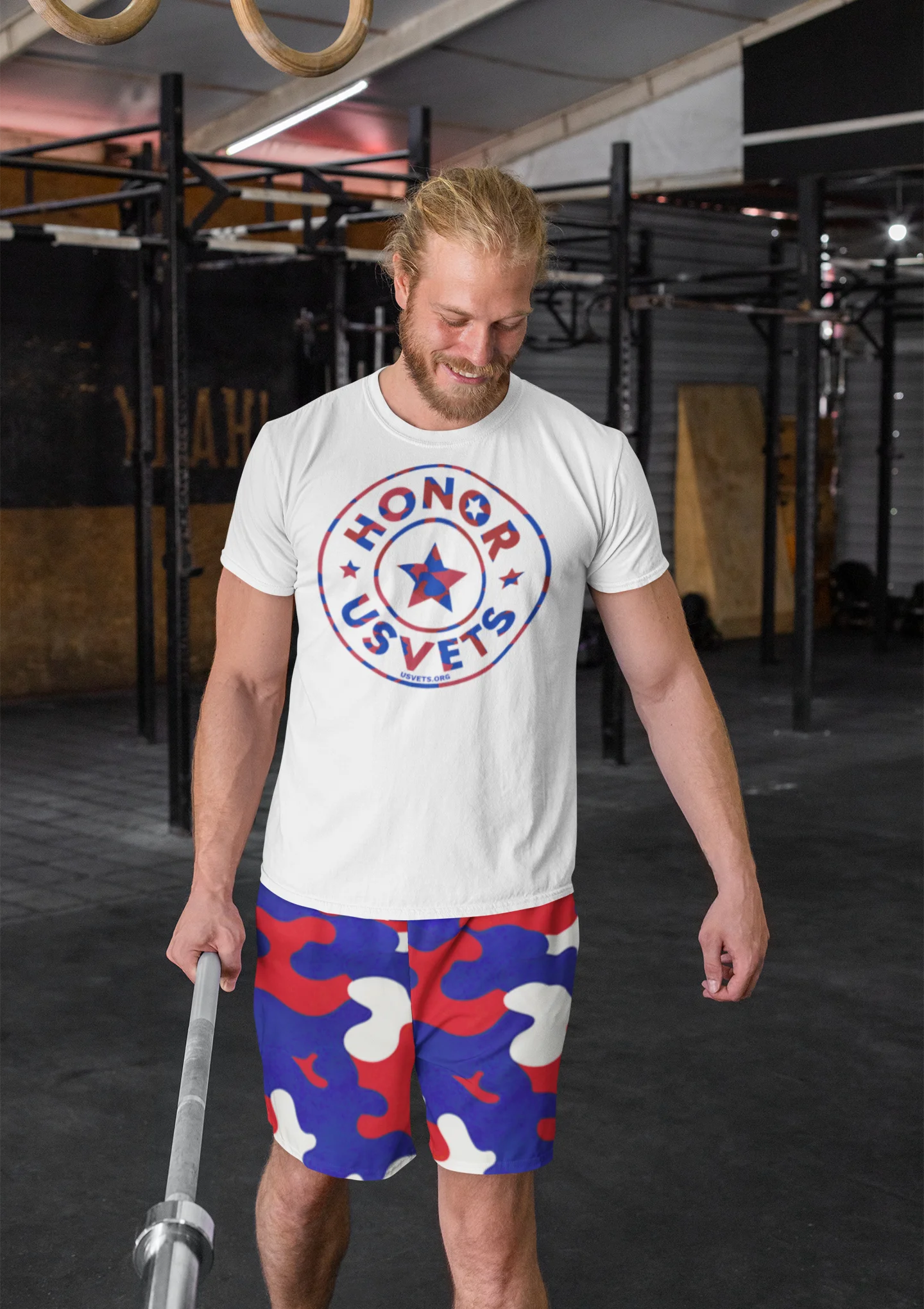 HONORUSVETS - AMERICANA ATHLETIC SHORTS product image (1)