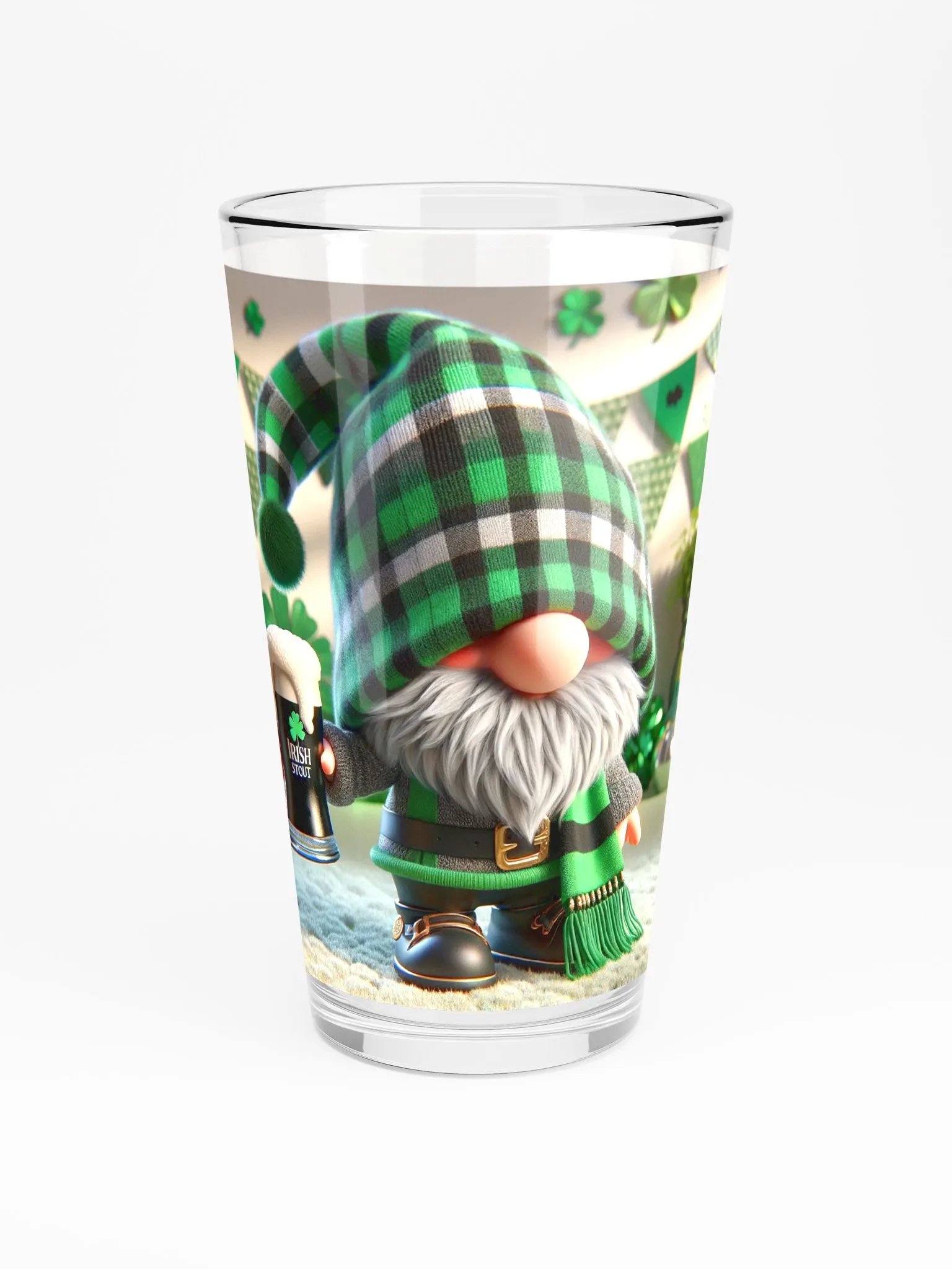 Gnome Stout Pint Glass product image (3)