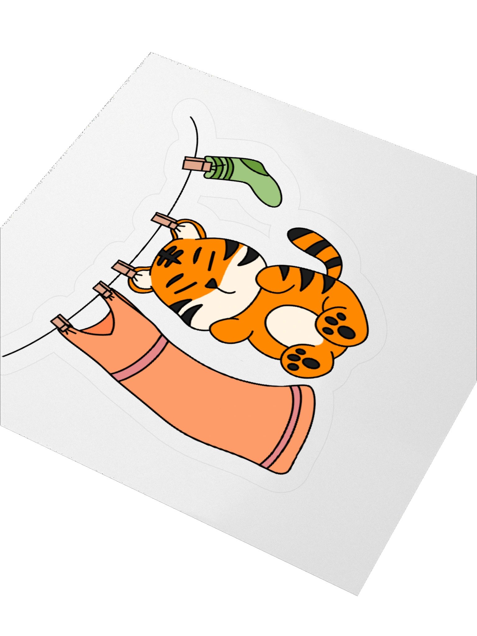"Hanging in There" Sticker product image (3)