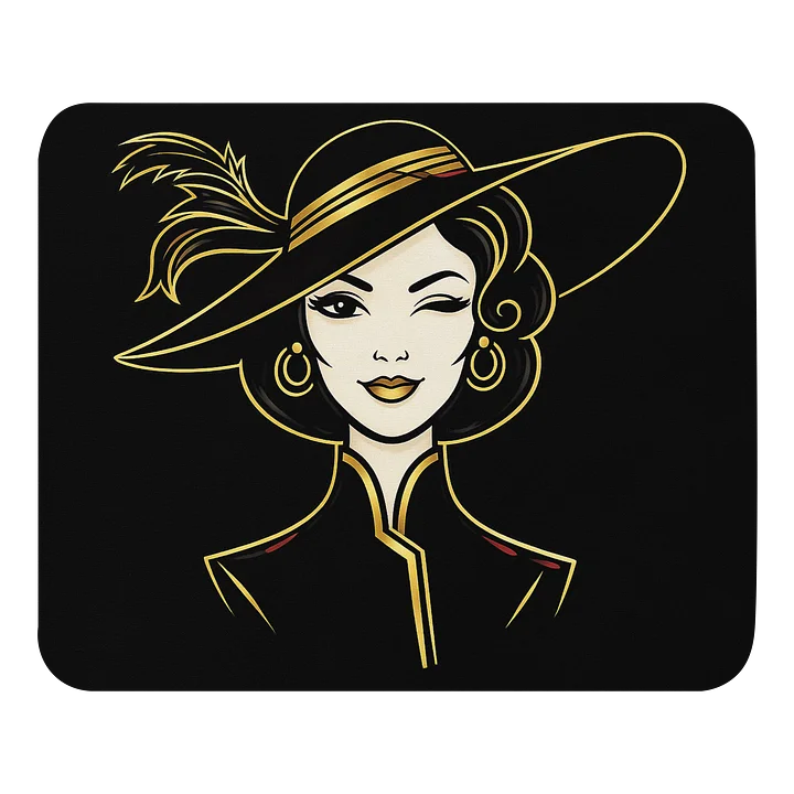 Woman Farting Mouse Pad product image (1)