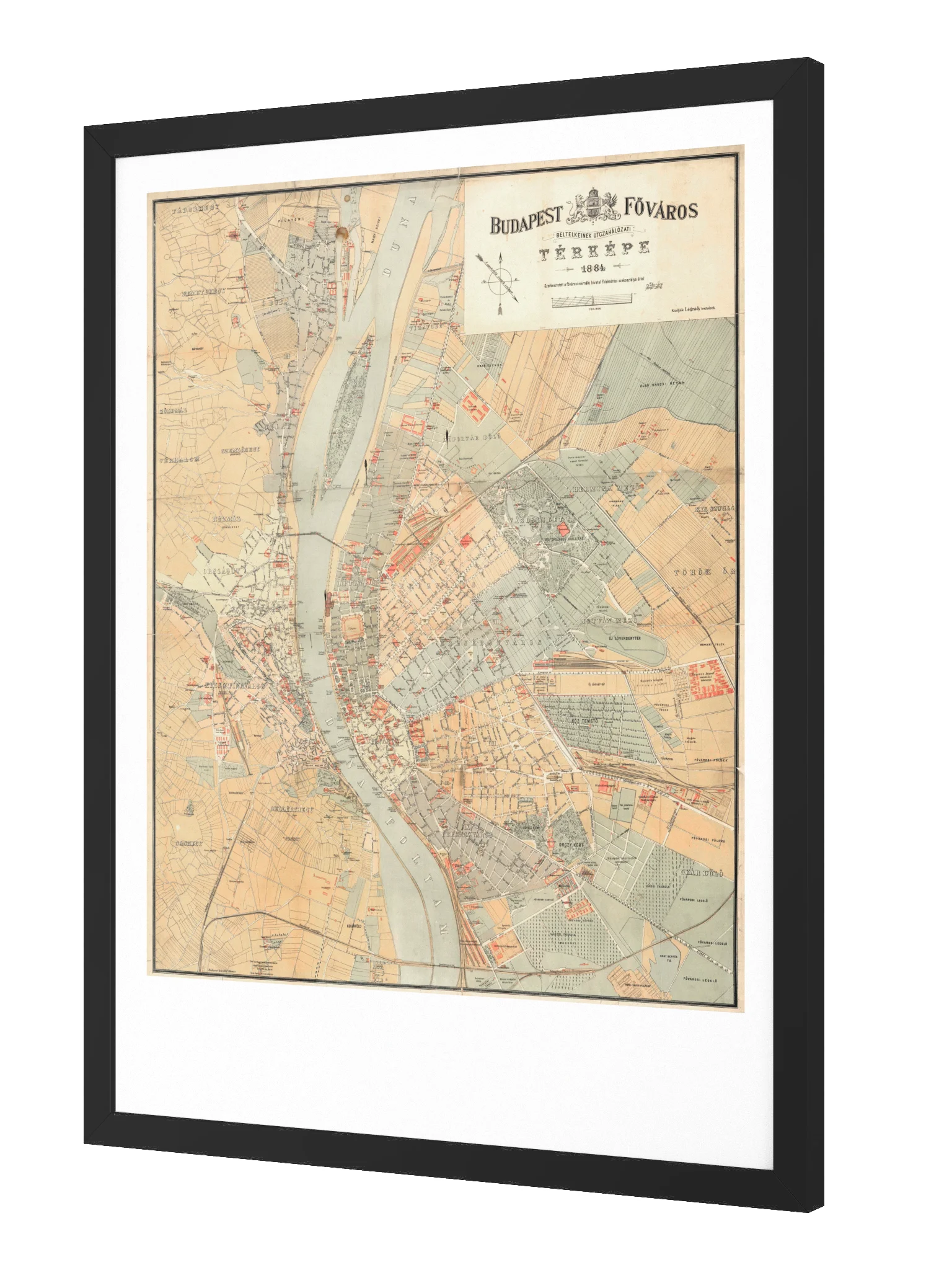 Budapest 1884 Framed Print product image (2)