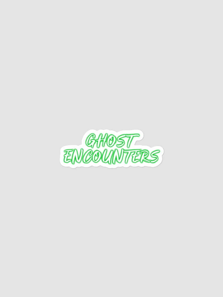 Ghost Encounters Kiss Cut Sticker product image (1)