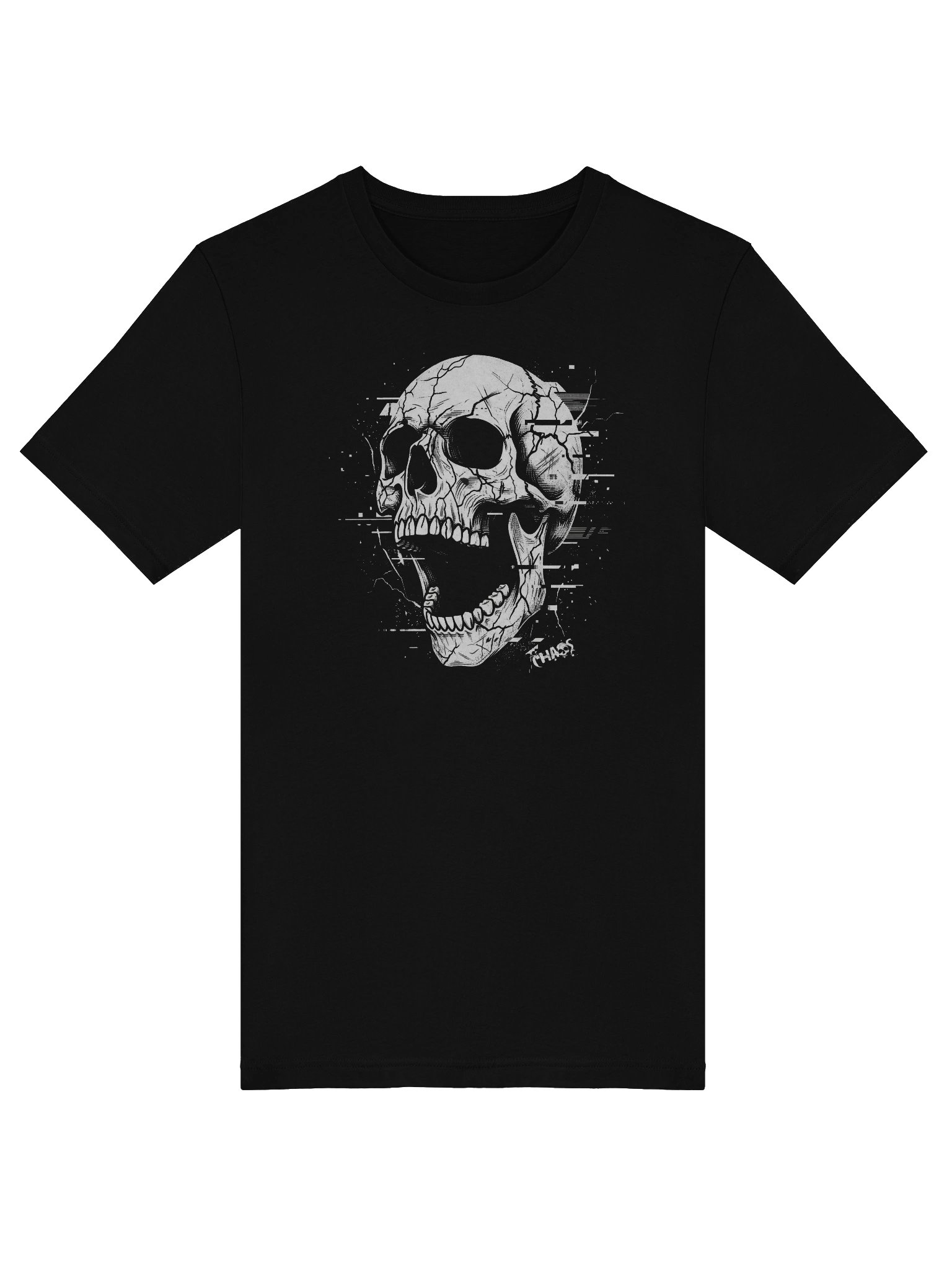 Screaming Glitched Skull product image (3)